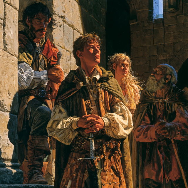 Larry Elmore style, Midjourney V8.2, render 4 of 4