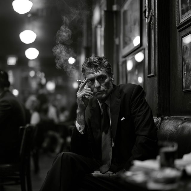 Larry Fink style, Midjourney V8.2, render 2 of 4