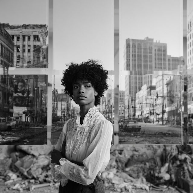 LaToya Ruby Frazier style, Midjourney V8.2, render 3 of 4