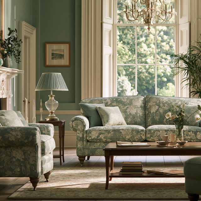 Laura Ashley style, Midjourney V8.2, render 3 of 4