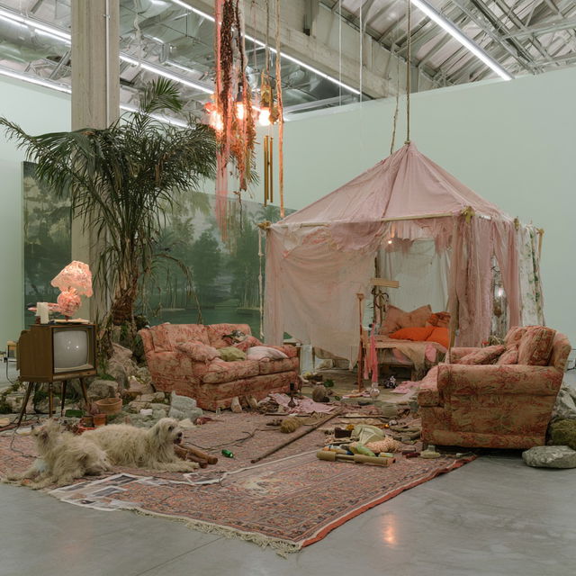Laure Prouvost style, Midjourney V8.2, render 3 of 4