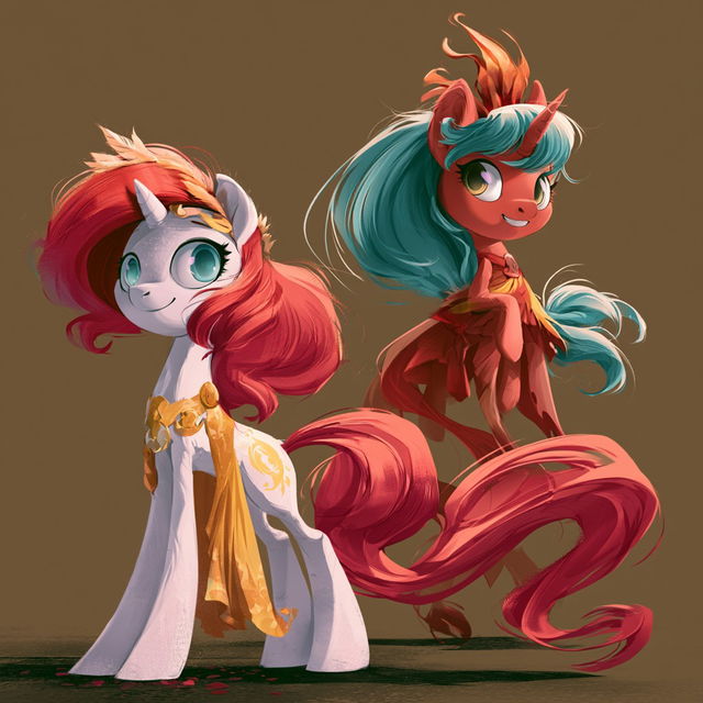 Lauren Faust style, Midjourney V8.2, render 2 of 4