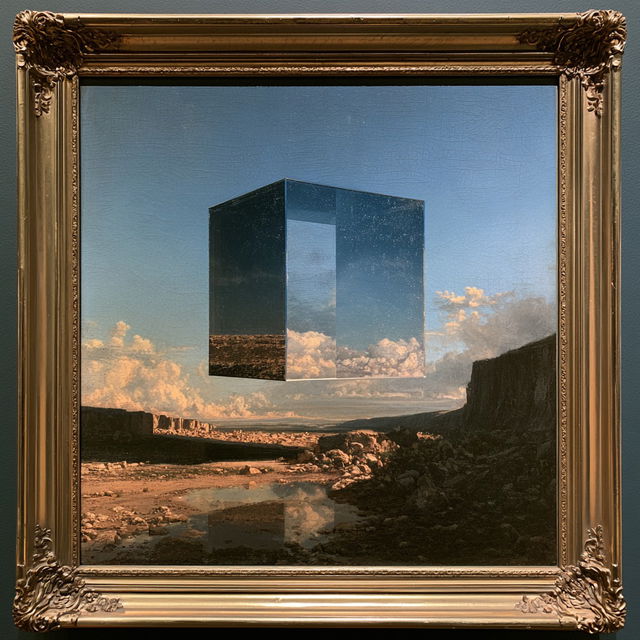 Laurent Grasso style, Midjourney V8.2, render 4 of 4