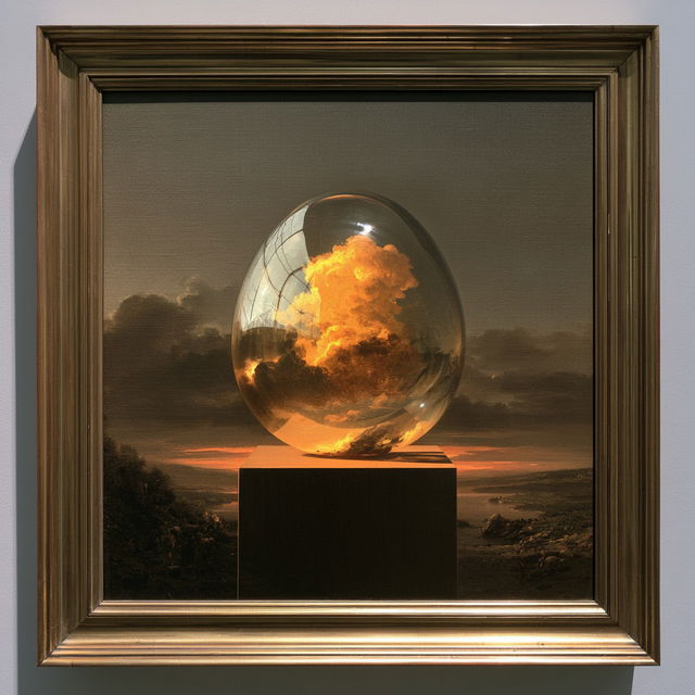 Laurent Grasso style, Midjourney V8.2, render 3 of 4
