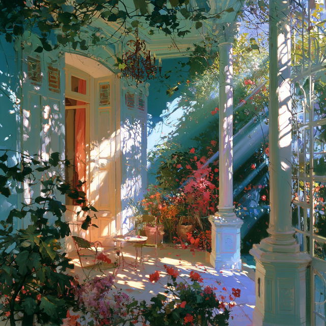 Laurent Parcelier style, Midjourney V8.2, render 2 of 4