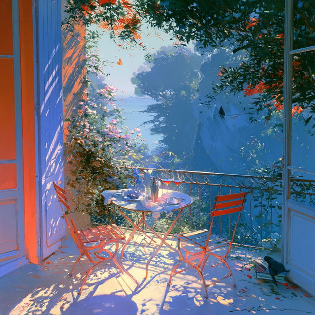 Laurent Parcelier style, Midjourney V8.2, render 3 of 4