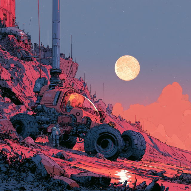 Laurie Greasley style, Midjourney V8.2, render 4 of 4