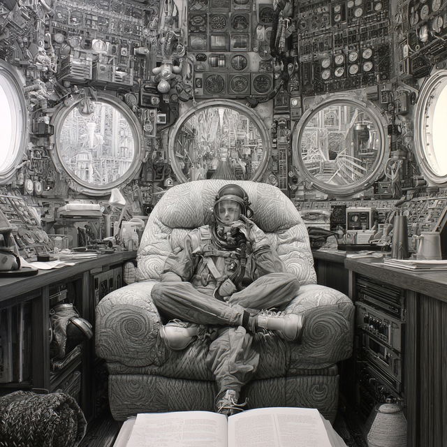 Laurie Lipton style, Midjourney V8.2, render 2 of 4