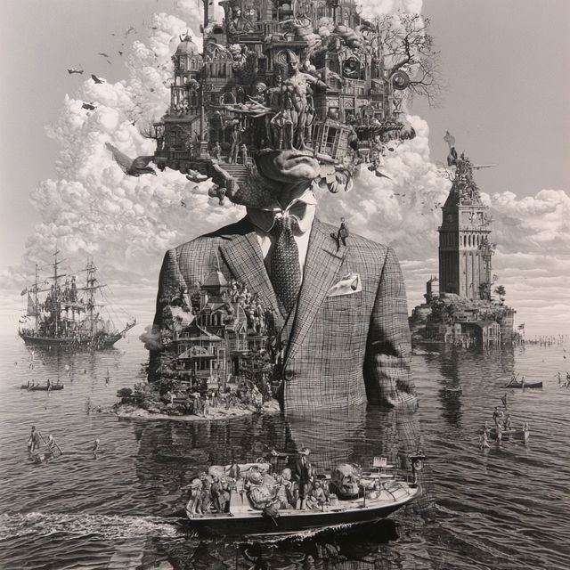 Laurie Lipton style, Midjourney V8.2, render 4 of 4