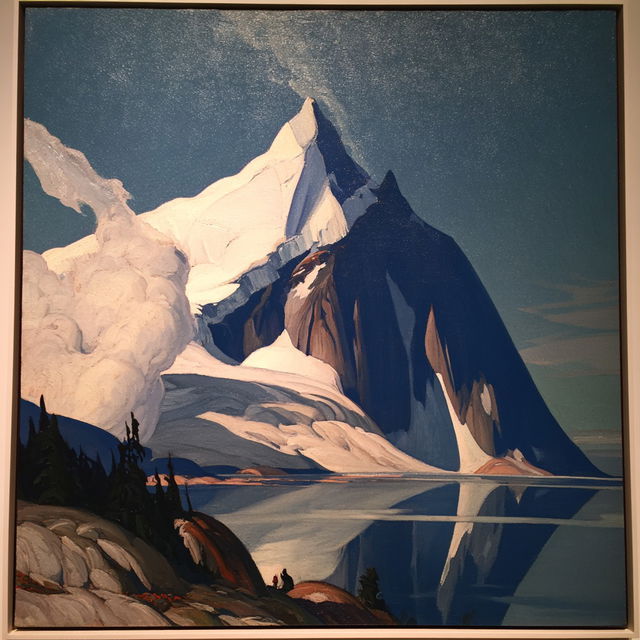 Lawren Harris style, Midjourney V8.2, render 1 of 4