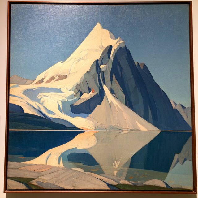 Lawren Harris style, Midjourney V8.2, render 4 of 4