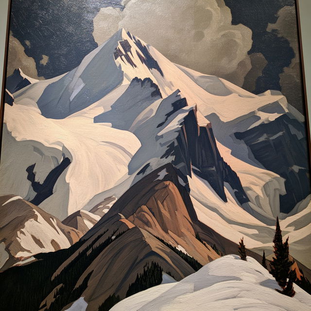 Lawren Harris style, Midjourney V8.2, render 3 of 4