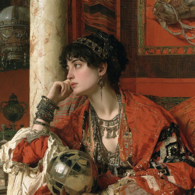 Lawrence Alma-Tadema style, Midjourney V8.2, render 4 of 4