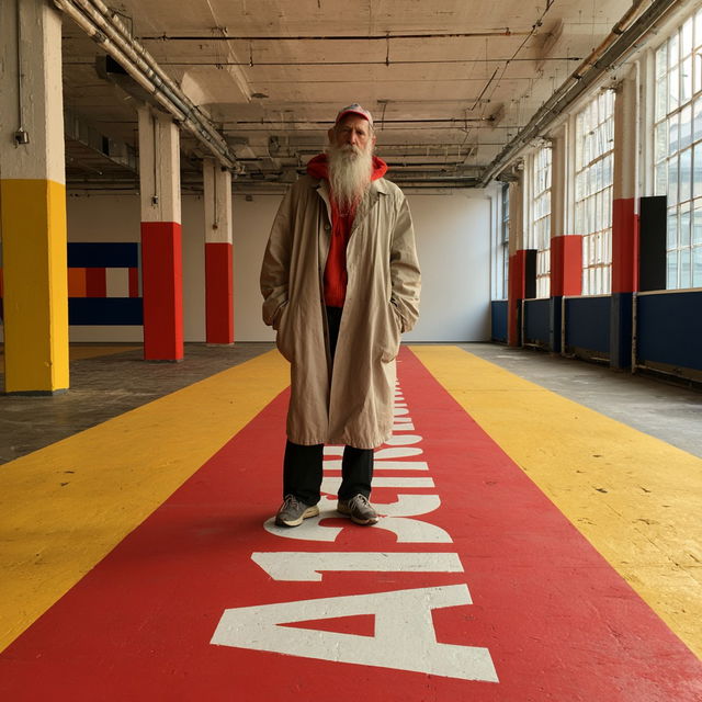 Lawrence Weiner style, Midjourney V8.2, render 2 of 4