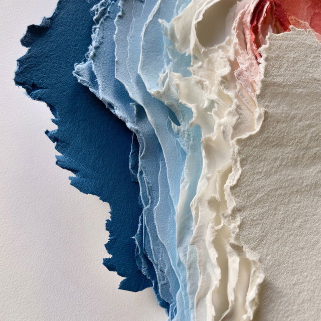 Layered paper style, Midjourney V8.2, render 2 of 4