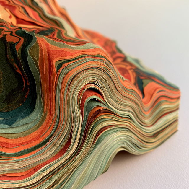 Layered paper style, Midjourney V8.2, render 4 of 4