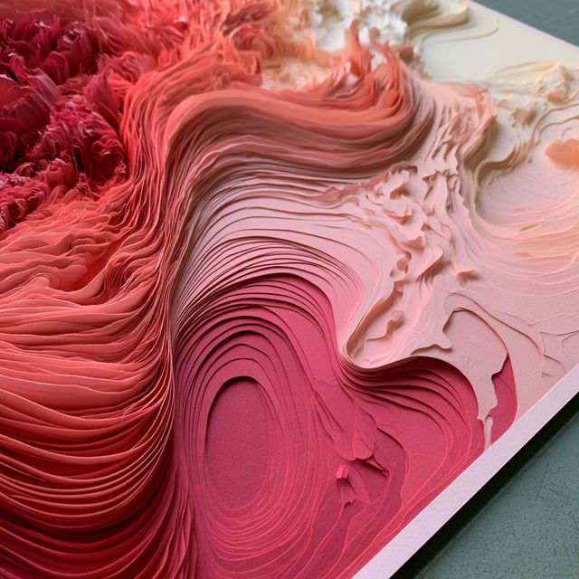 Layered paper style, Midjourney V8.2, render 3 of 4