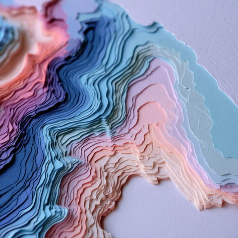 Layered paper style (Techniques), Midjourney V8.2