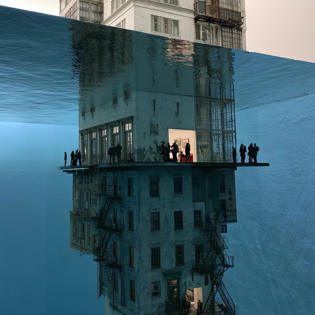 Leandro Erlich style, Midjourney V8.2, render 4 of 4