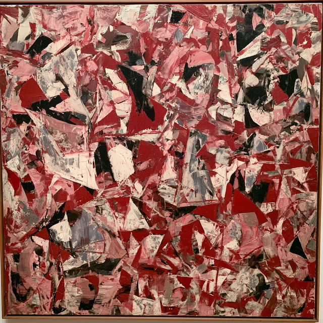 Lee Krasner style, Midjourney V8.2, render 2 of 4