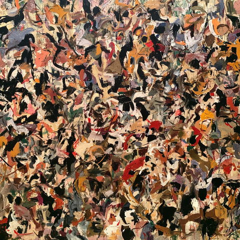 Lee Krasner style (Painters), Midjourney V8.2