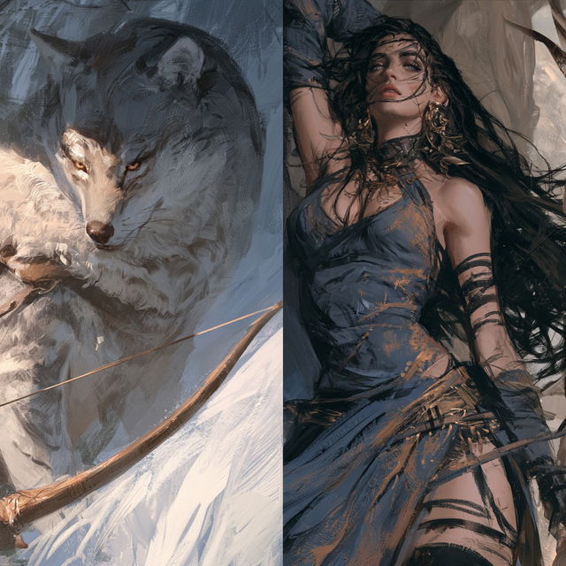 Legend of the Cryptids style, Midjourney V8.2, render 2 of 4