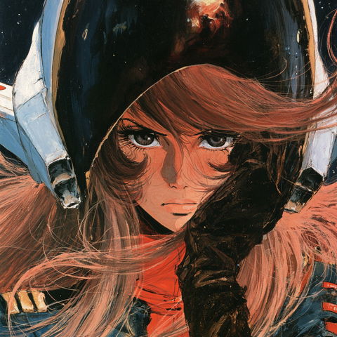 Leiji Matsumoto style (Illustrators), Midjourney V8.2