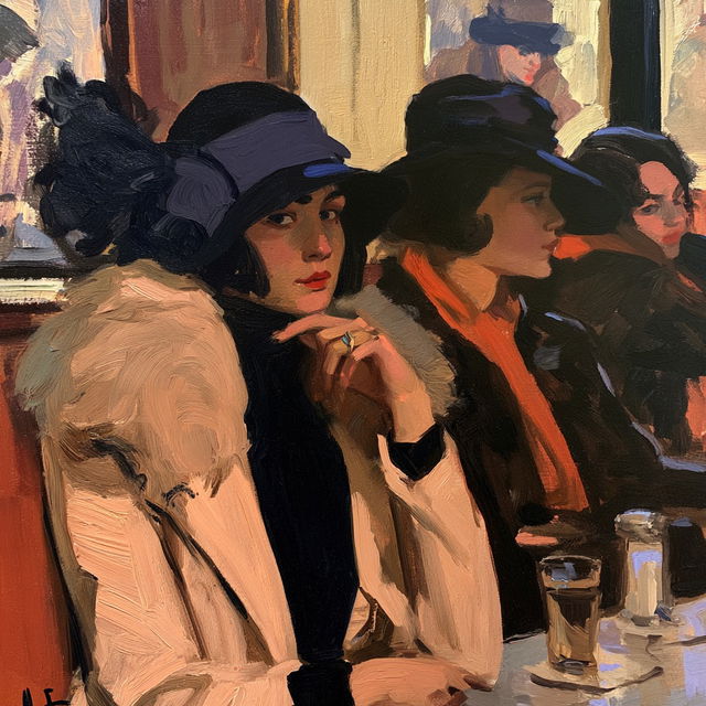 Leo Putz style, Midjourney V8.2, render 2 of 4