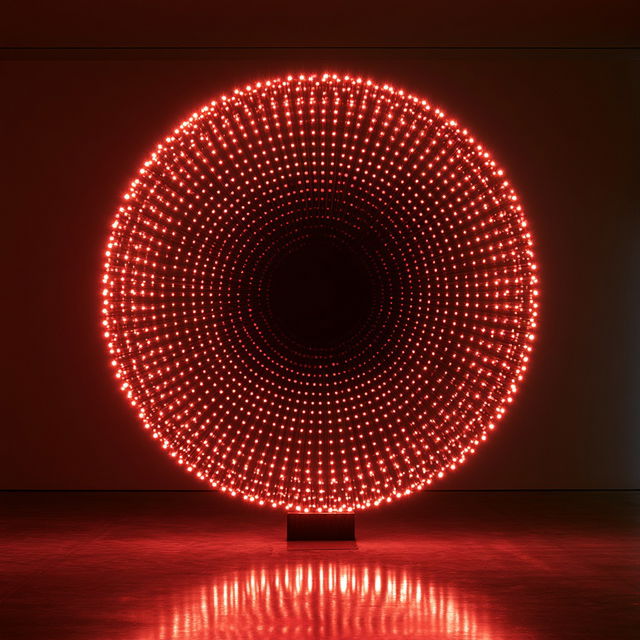 Leo Villareal style, Midjourney V8.2, render 4 of 4
