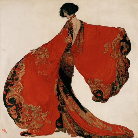 Leon Bakst style (Painters), Midjourney V8.2