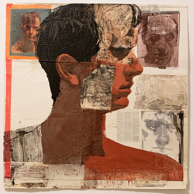Leon Golub style, Midjourney V8.2, render 4 of 4
