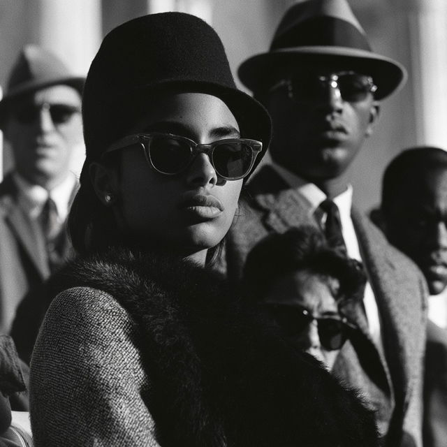 Leonard Freed style, Midjourney V8.2, render 4 of 4