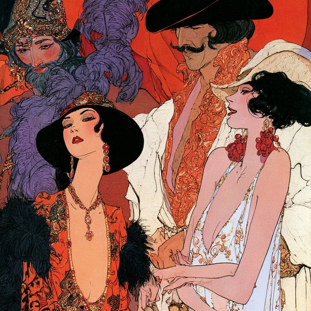 Leone Frollo style, Midjourney V8.2, render 2 of 4