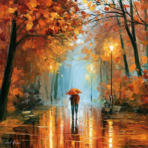 Leonid Afremov style (Painters), Midjourney V8.2
