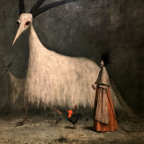 Leonora Carrington style (Painters), Midjourney V8.2