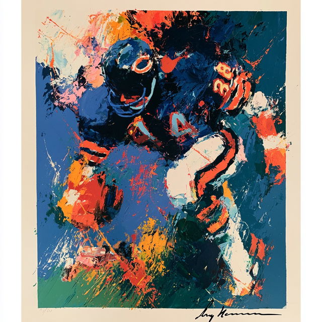LeRoy Neiman style, Midjourney V8.2, render 2 of 4