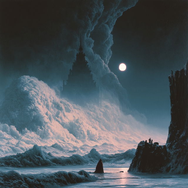 Les Edwards style, Midjourney V8.2, render 1 of 4