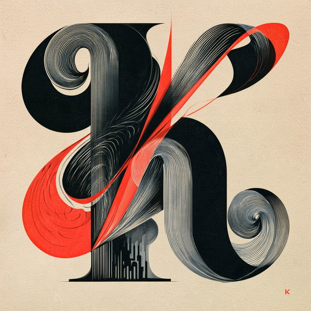 Letterism style, Midjourney V8.2, render 2 of 4