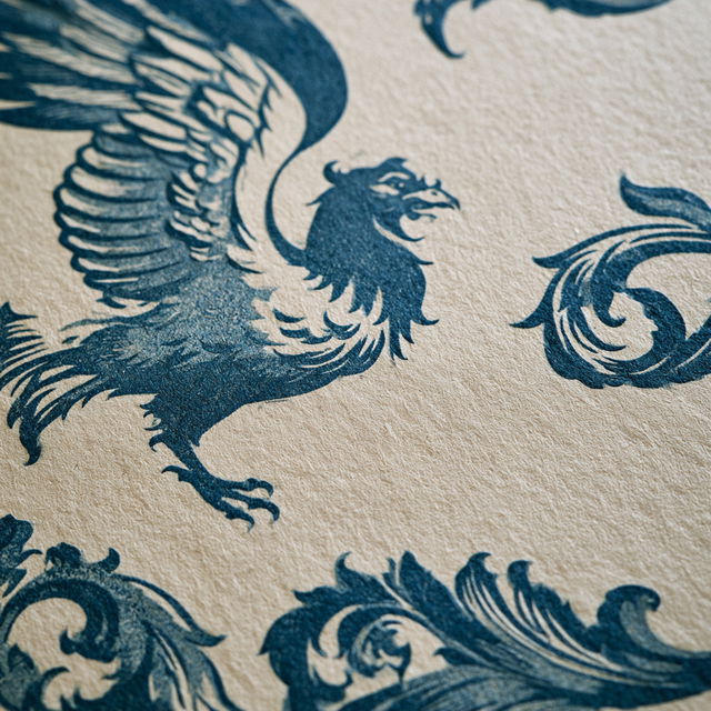 Letterpress print style, Midjourney V8.2, render 4 of 4