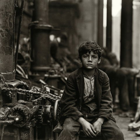 Lewis Hine style (Photographers), Midjourney V8.2