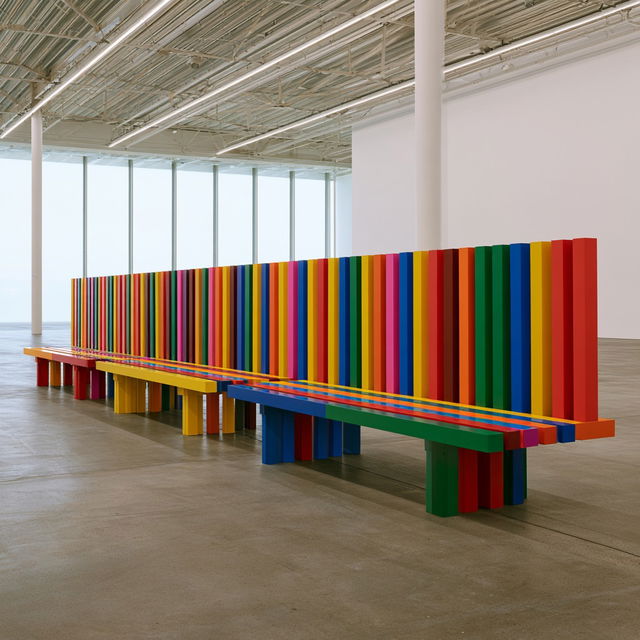 Liam Gillick style, Midjourney V8.2, render 3 of 4