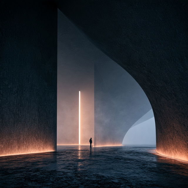 Light atmosphere style, Midjourney V8.2, render 3 of 4