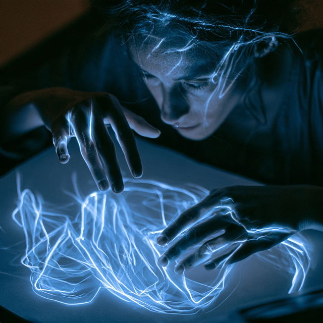 Light tracing style, Midjourney V8.2, render 4 of 4
