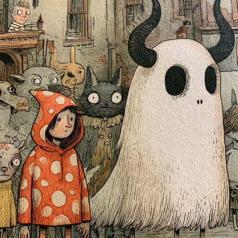 Liniers style (Illustrators), Midjourney V8.2