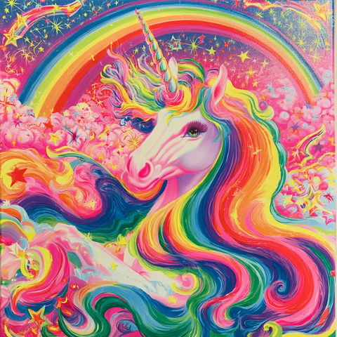 Lisa Frank style (Various), Midjourney V8.2