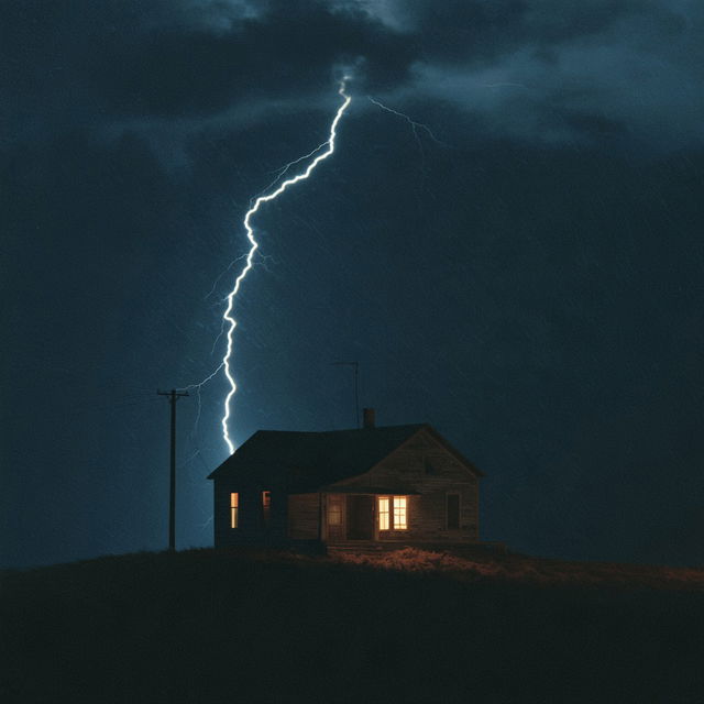 Lit by lightning style, Midjourney V8.2, render 1 of 4