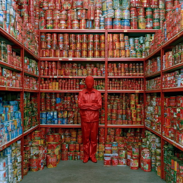 Liu Bolin style, Midjourney V8.2, render 2 of 4