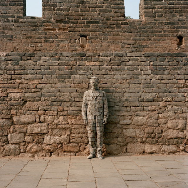 Liu Bolin style, Midjourney V8.2, render 1 of 4