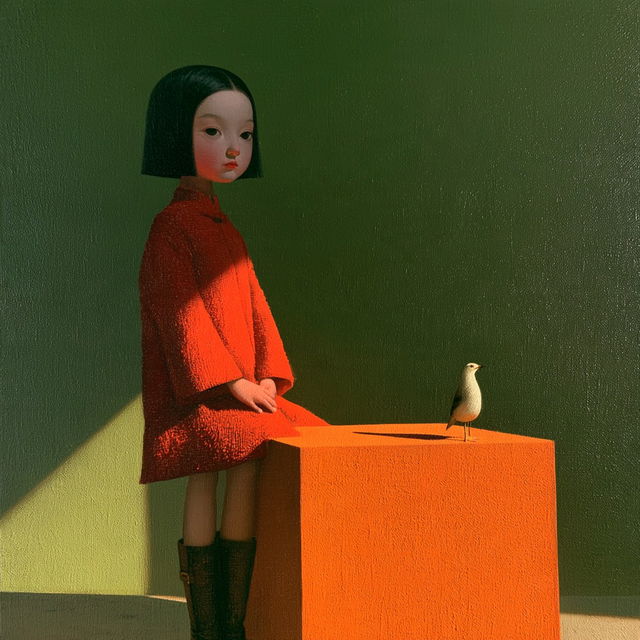 Liu Ye style, Midjourney V8.2, render 4 of 4