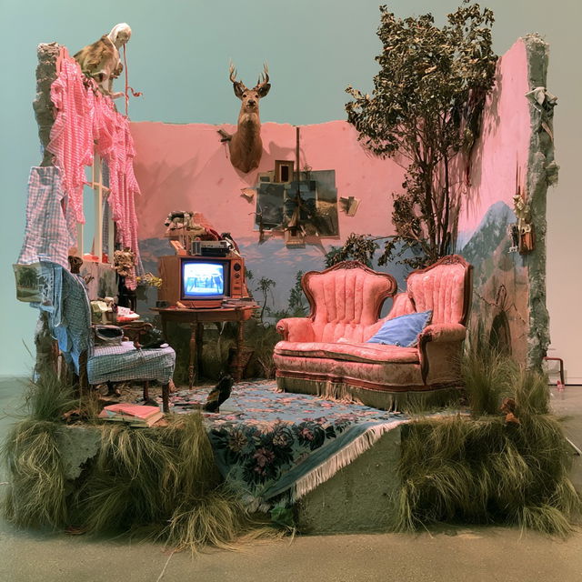 Lizzie Fitch style, Midjourney V8.2, render 2 of 4